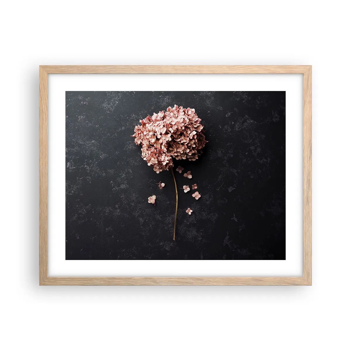 Póster en marco roble claro - Un signo verdaderamente romántico - 50x40 cm