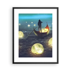 Póster en marco negro - Cosas que los filósofos nunca soñaron - 40x50 cm