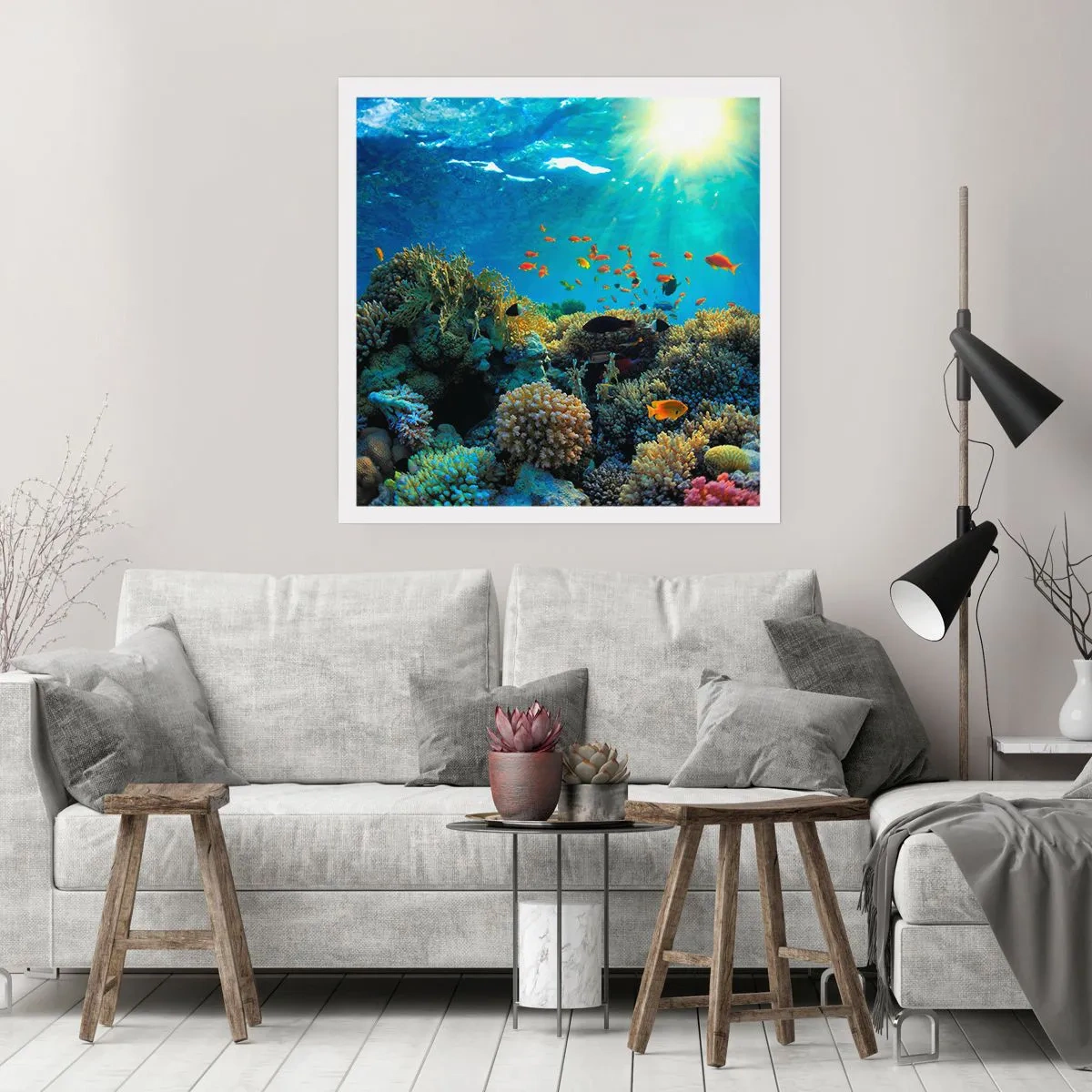 Póster - Tesoros submarinos - 40x40 cm