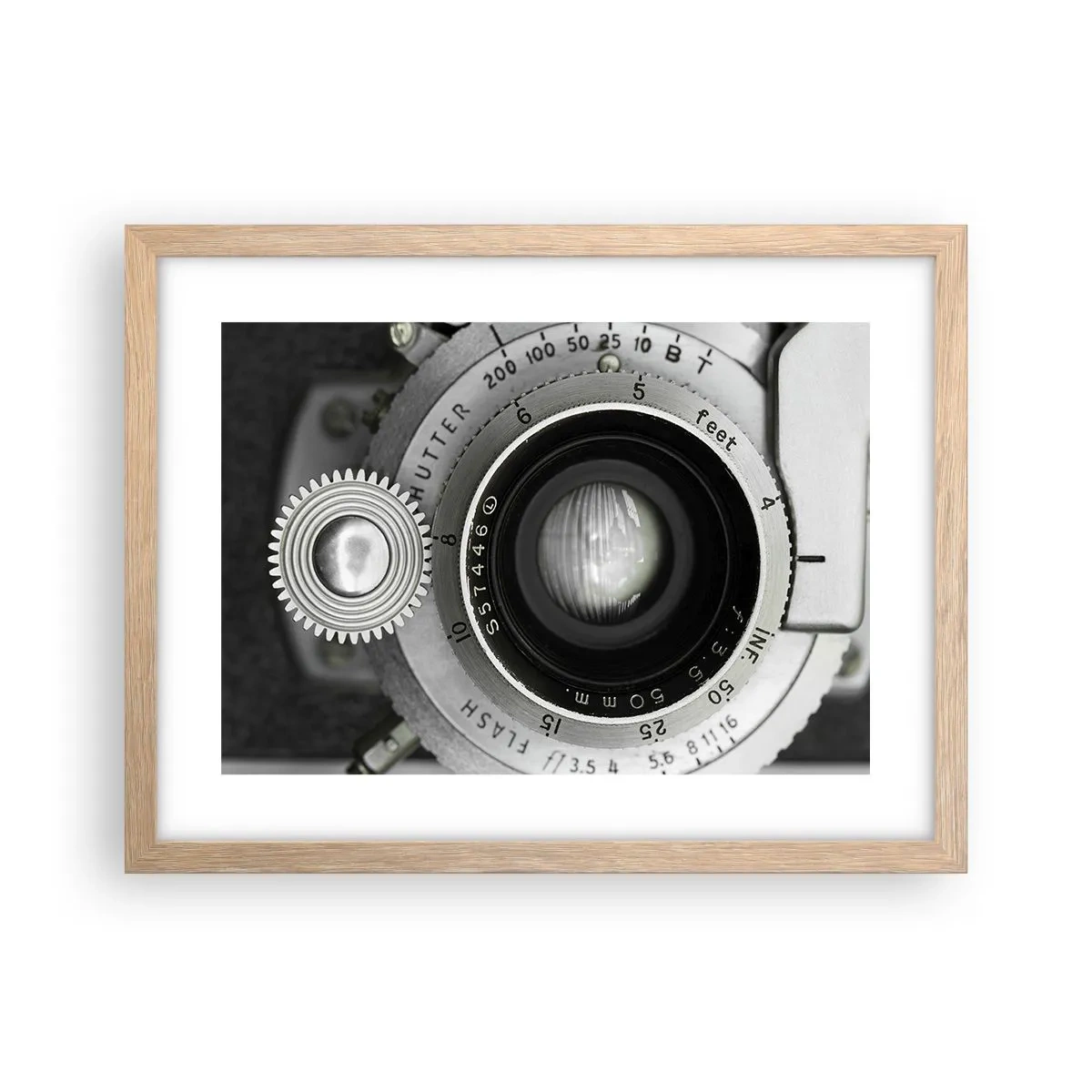Póster en marco roble claro - Una historia de Hollywood - 40x30 cm