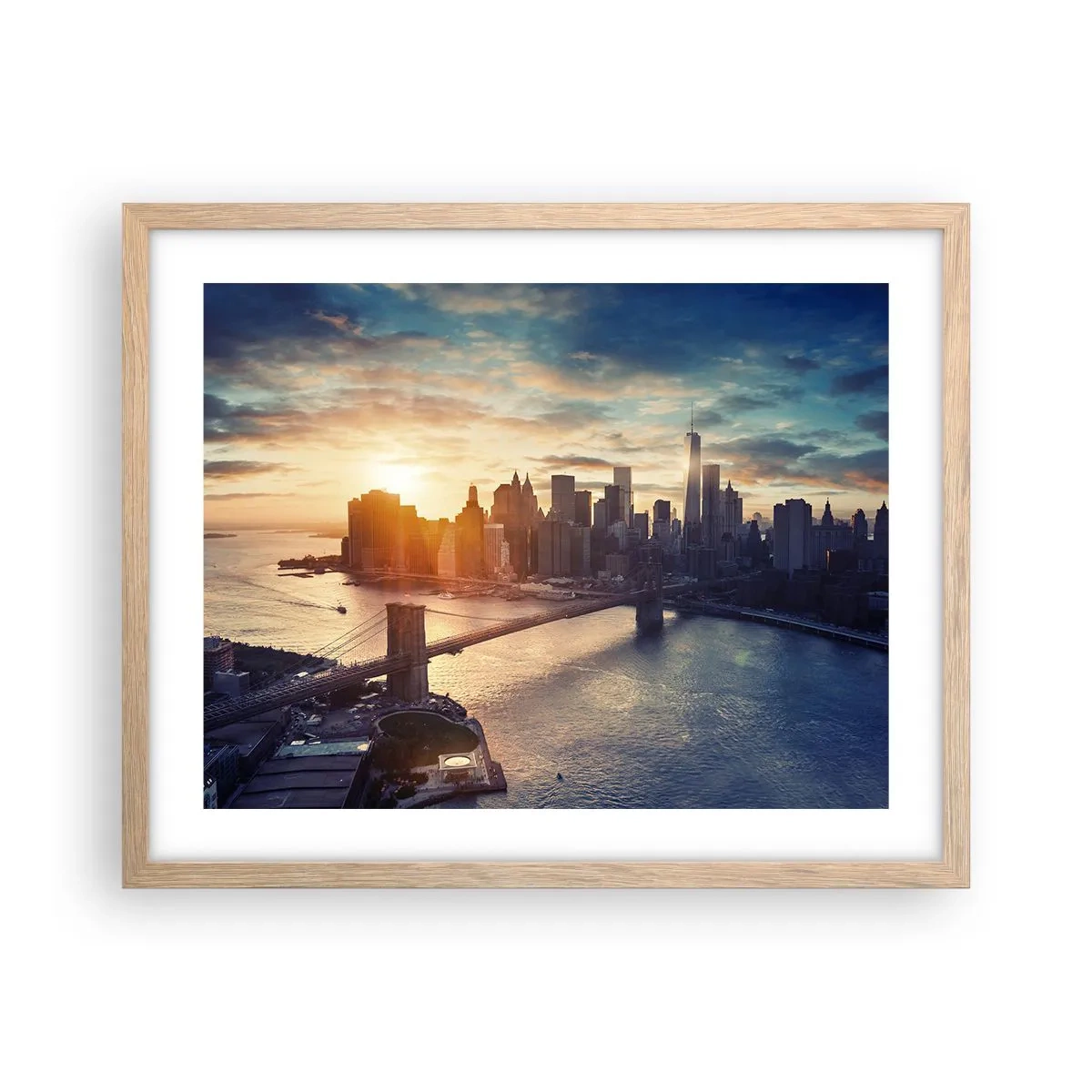Póster en marco roble claro - Un monumento a la cultura occidental - 50x40 cm