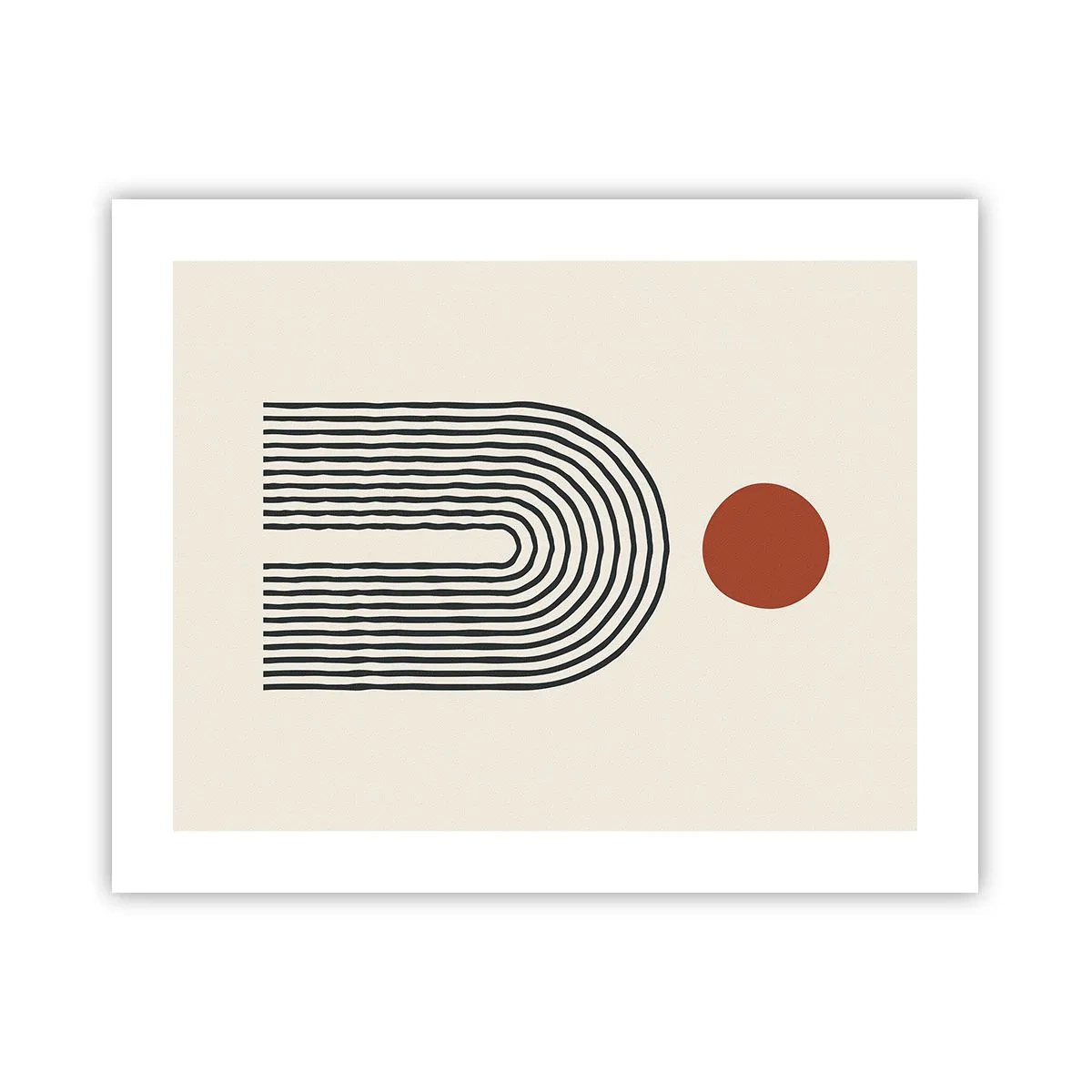 Póster - Magnetismo de formas y colores - 50x40 cm
