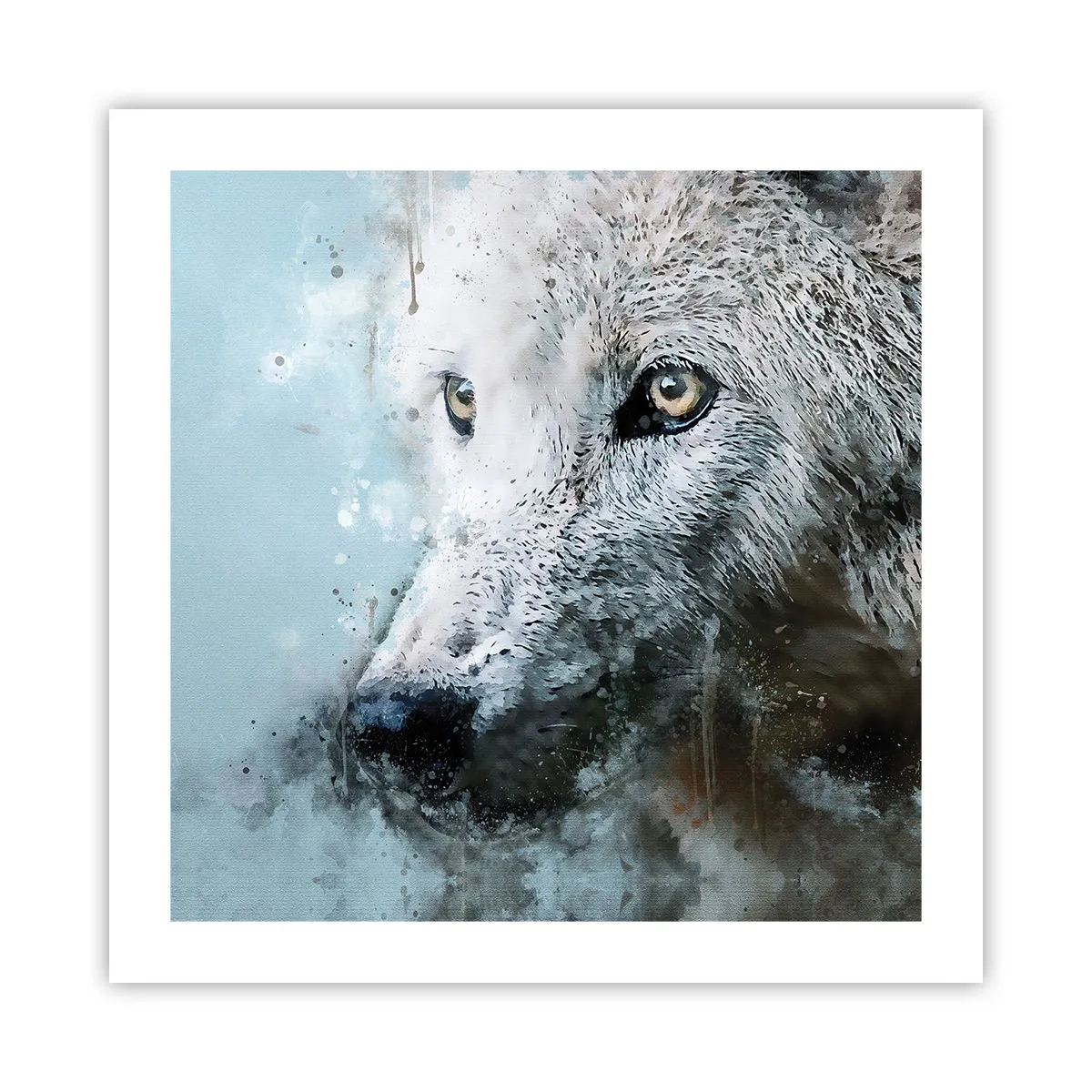Póster - Conoce el alma del lobo - 50x50 cm