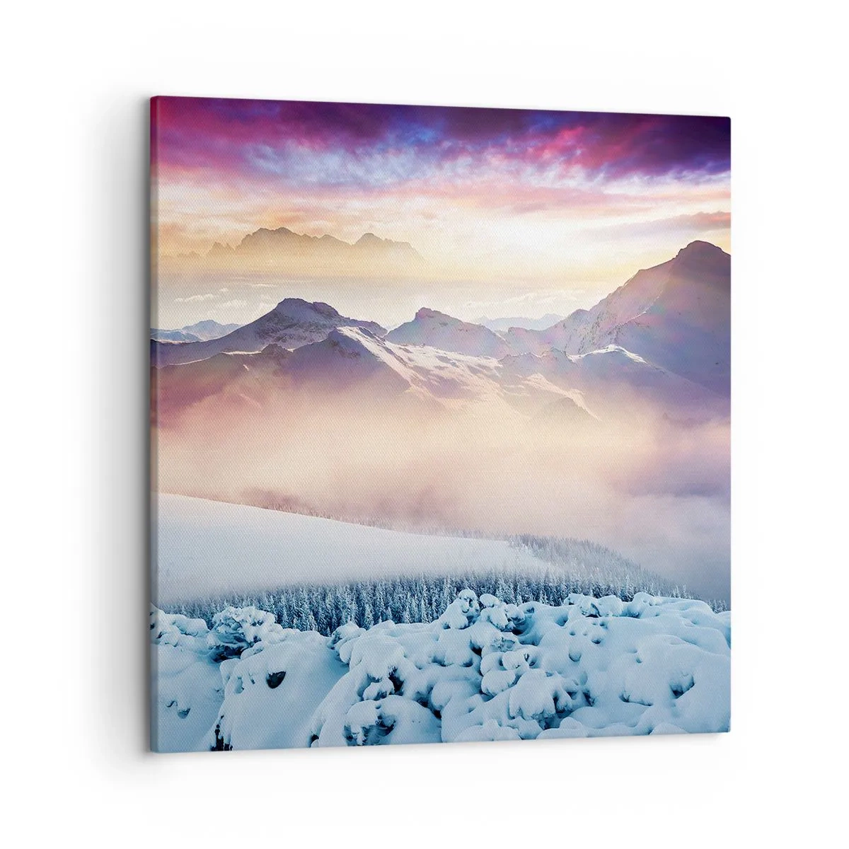 Cuadro sobre lienzo - Impresión de Imagen - La fuerza y la pureza de la naturaleza - 50x50 cm
