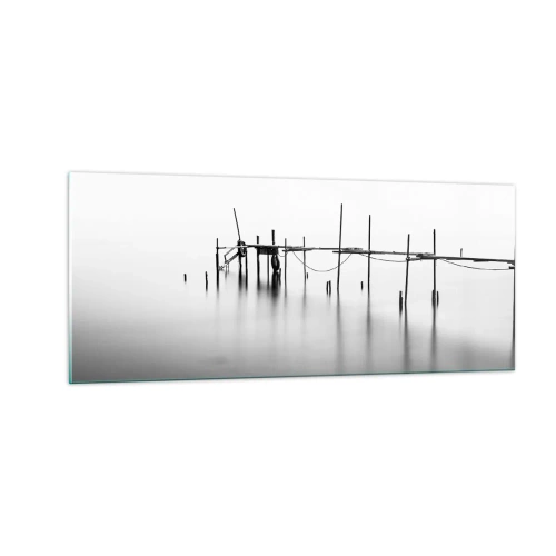 Cuadro sobre vidrio - Impresiones sobre Vidrio - ¿Y si no hay mundo? - 100x40 cm