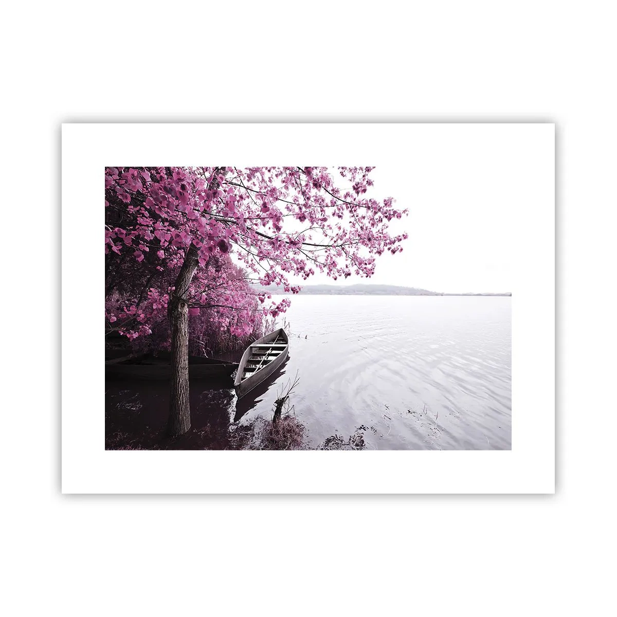 Póster - En el silencio rosa - 40x30 cm