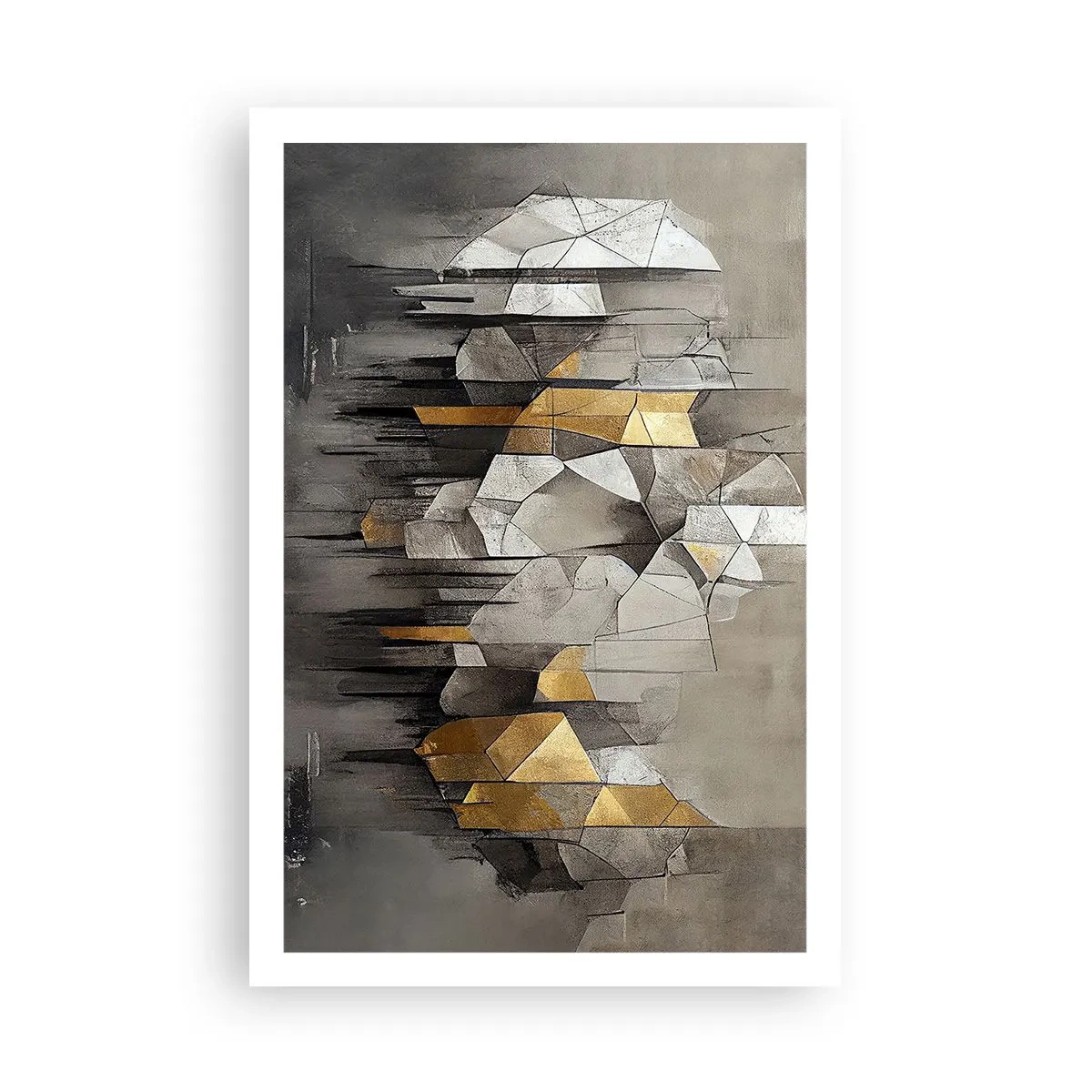 Póster - Composición hecha de hielo y luz - 61x91 cm