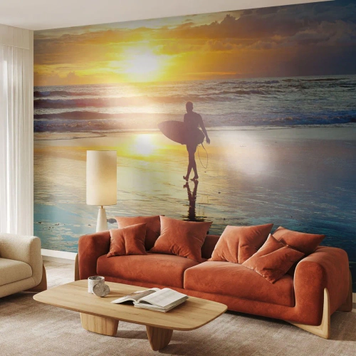 Fotomural Premium Canvas - El regreso del guerrero - Deporte, Surf, Indonesia - 200x140 cm