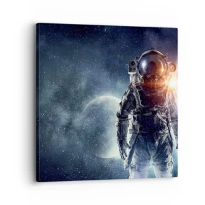 Cuadro sobre lienzo - Impresión de Imagen - Una aventura cósmica - 30x30 cm