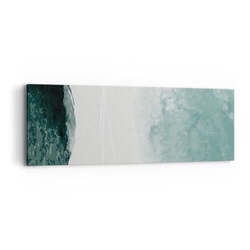 Cuadro sobre lienzo - Impresión de Imagen - Un encuentro con la niebla - 90x30 cm