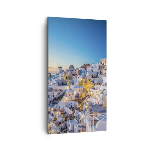Cuadro sobre lienzo - Impresión de Imagen - La esencia de lo griego - 45x80 cm
