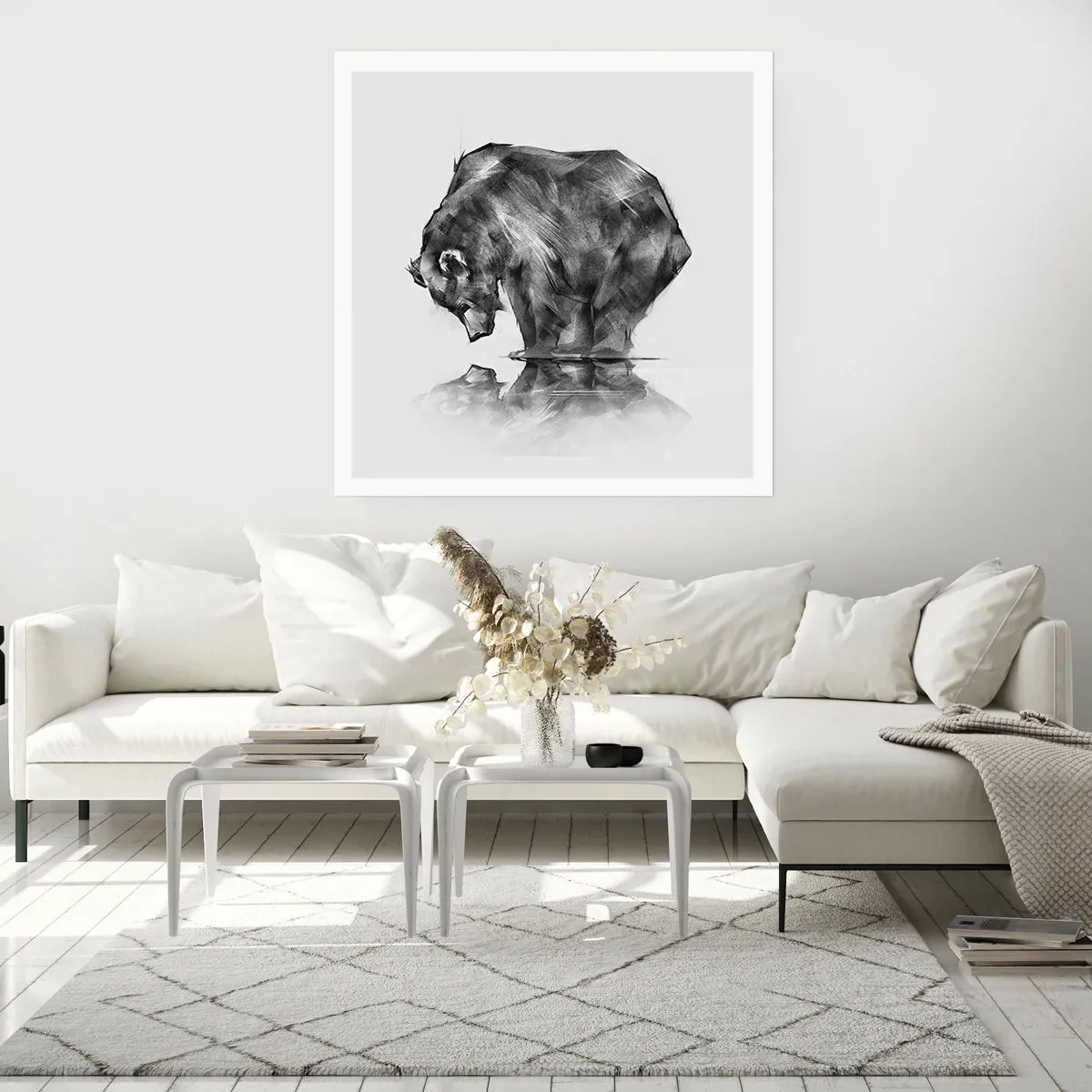 Póster - Es bueno ver a alguien cercano - 50x50 cm