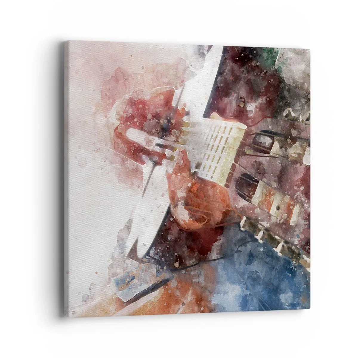 Cuadro sobre lienzo - Impresión de Imagen - ¿Y qué opinas? - 40x40 cm