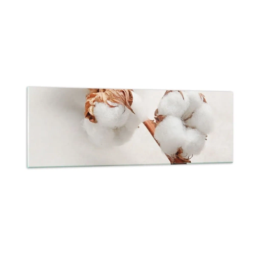 Cuadro sobre vidrio - Impresiones sobre Vidrio - Un suave tacto - 90x30 cm