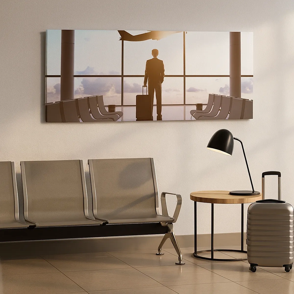 Cuadro sobre lienzo - Impresión de Imagen - Tienes tiempo, tranquilo - 30x30 cm