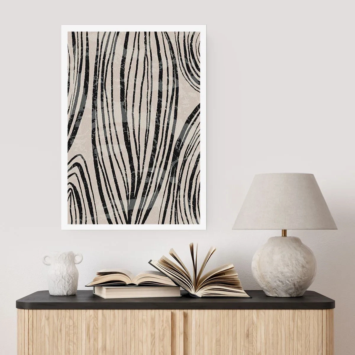 Póster - Salpicadura de líneas - 61x91 cm