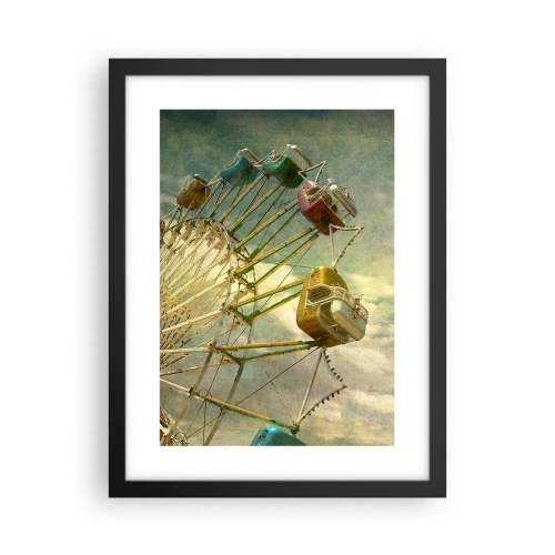 Póster en marco negro - Será, será un día estupendo.... - 30x40 cm