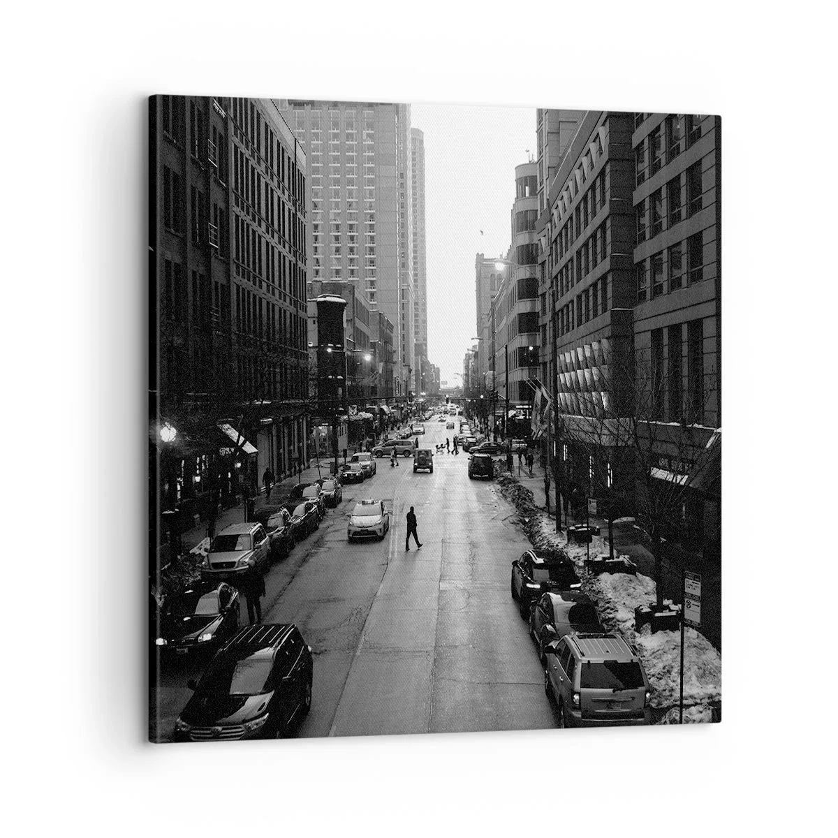 Cuadro sobre lienzo - Impresión de Imagen - Un día como otro cualquiera - 60x60 cm