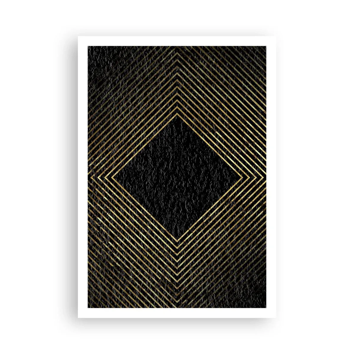 Póster - Geometría al estilo glamour - 70x100 cm