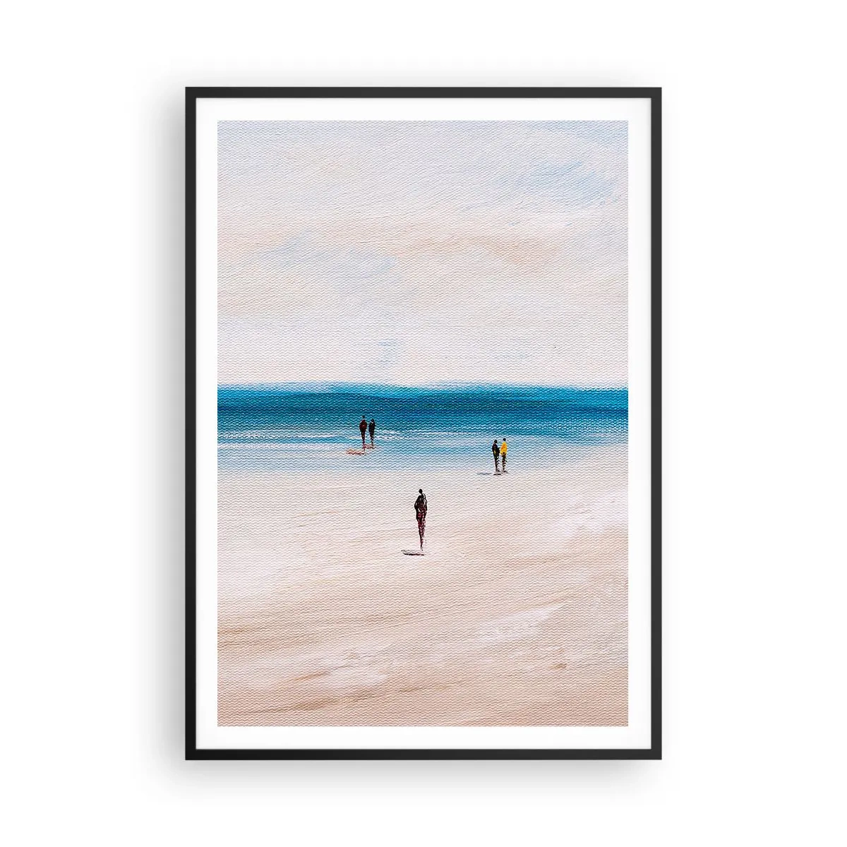 Póster en marco negro - Necesidad natural - 70x100 cm