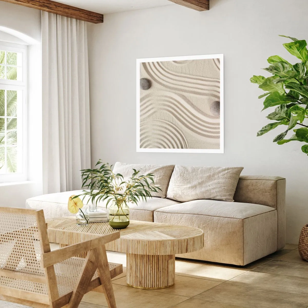 Póster - Un toque de calidez - 50x50 cm