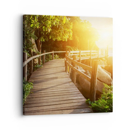 Cuadro sobre lienzo - Impresión de Imagen - Otra curva, otra maravilla - 30x30 cm