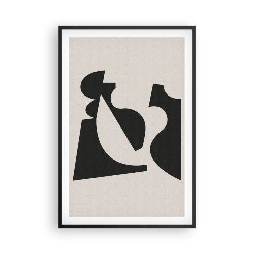 Póster en marco negro - Para automontaje - 61x91 cm