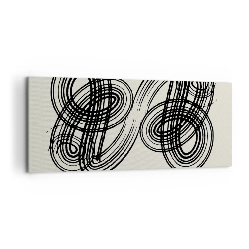 Cuadro sobre lienzo - Impresión de Imagen - Salió espontáneamente - 100x40 cm