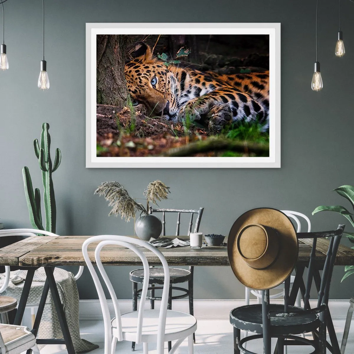 Póster en marco blanco - Confía en mí - 100x70 cm