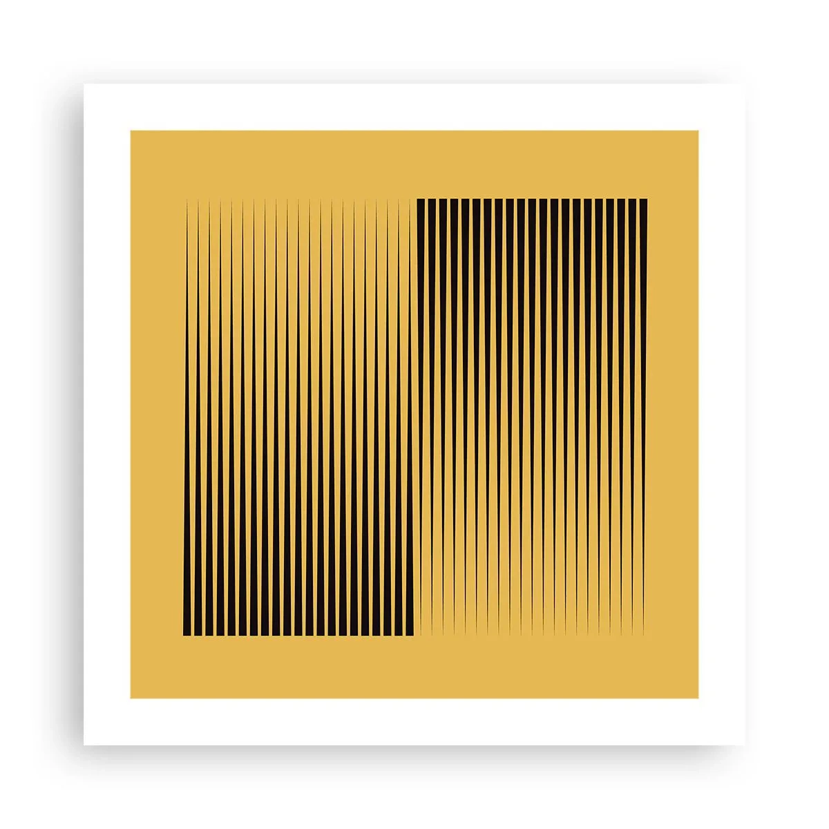 Póster - Cuadrado de opuestos - 50x50 cm