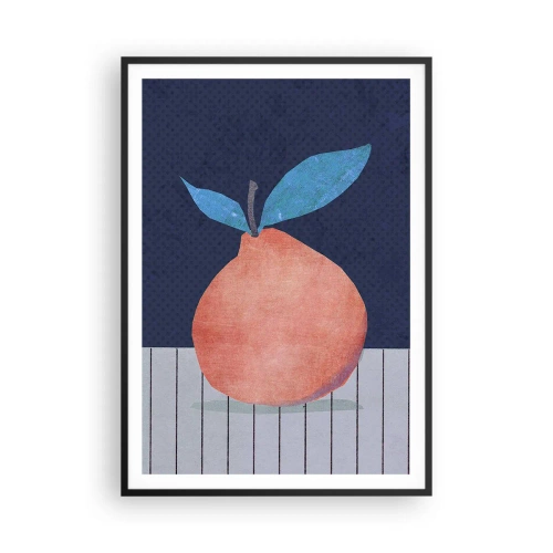 Póster en marco negro - Convexidad y plano - 70x100 cm