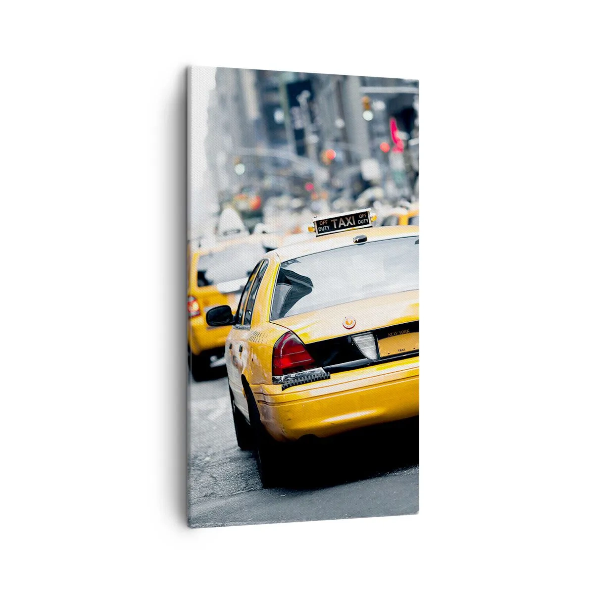 Cuadro sobre lienzo - Impresión de Imagen - Solo en esta ciudad - 45x80 cm