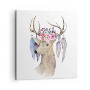 Cuadro sobre lienzo - Impresión de Imagen - Guía del alma - gentil, inocente - 50x50 cm