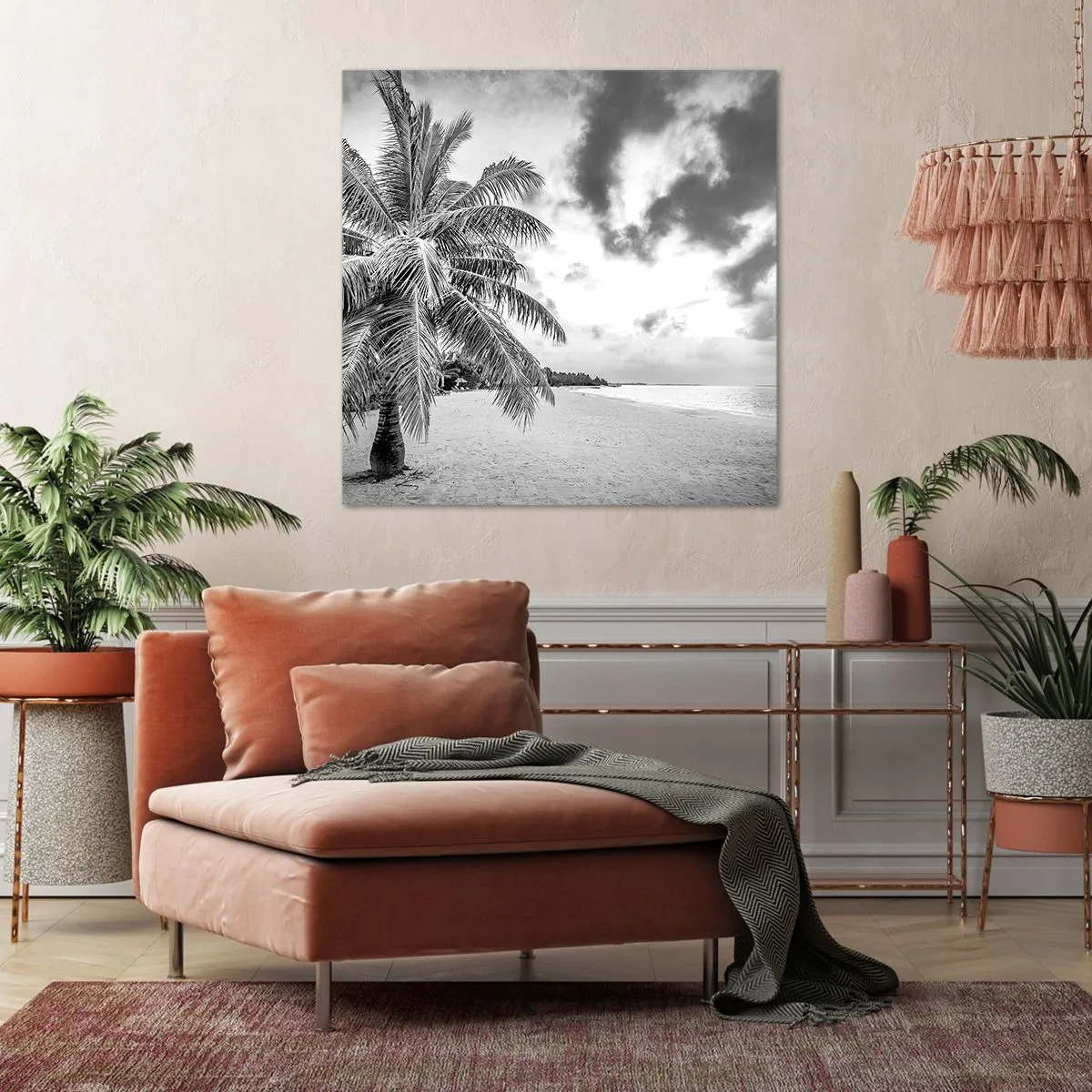 Cuadro sobre lienzo - Impresión de Imagen - Anhelo de soledad.... - 60x60 cm