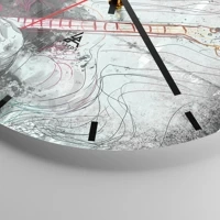 Esfera sin numeración, con rayas