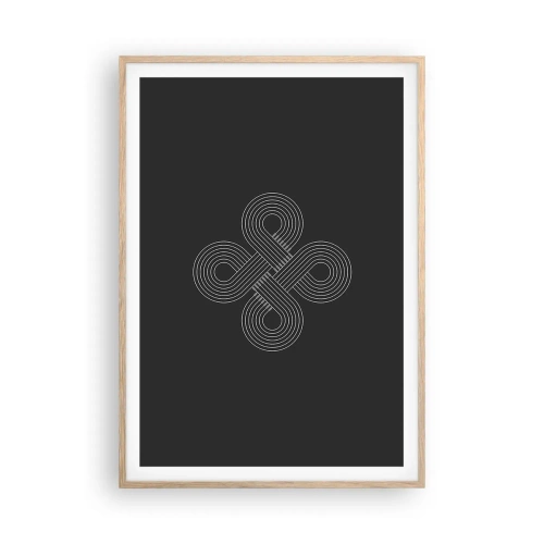 Póster en marco roble claro - El espíritu celta - 70x100 cm