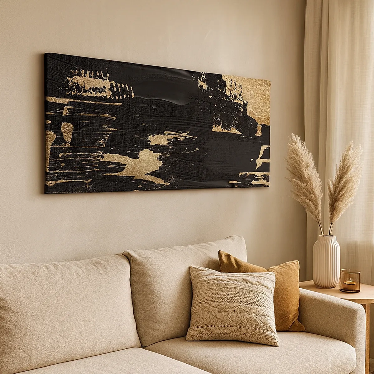 Cuadro sobre lienzo - Impresión de Imagen - Un rastro de tacto - 30x30 cm