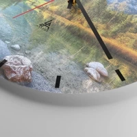 Esfera sin numeración, con rayas