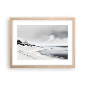 Póster en marco roble claro - Juntos desde el principio de los tiempos - 40x30 cm