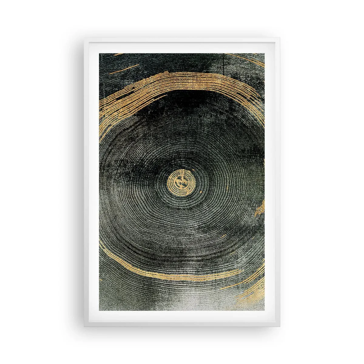 Póster en marco blanco - Cambio y perpetuidad - 61x91 cm