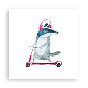 Póster - Alegrías de tejón - 50x50 cm