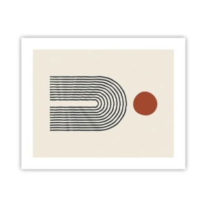 Póster - Magnetismo de formas y colores - 50x40 cm