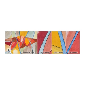 Muestra de fotomural Premium Canvas - Carrusel de sueños - Abstracción, Pedazo, Patrón moderno - 100x30 cm