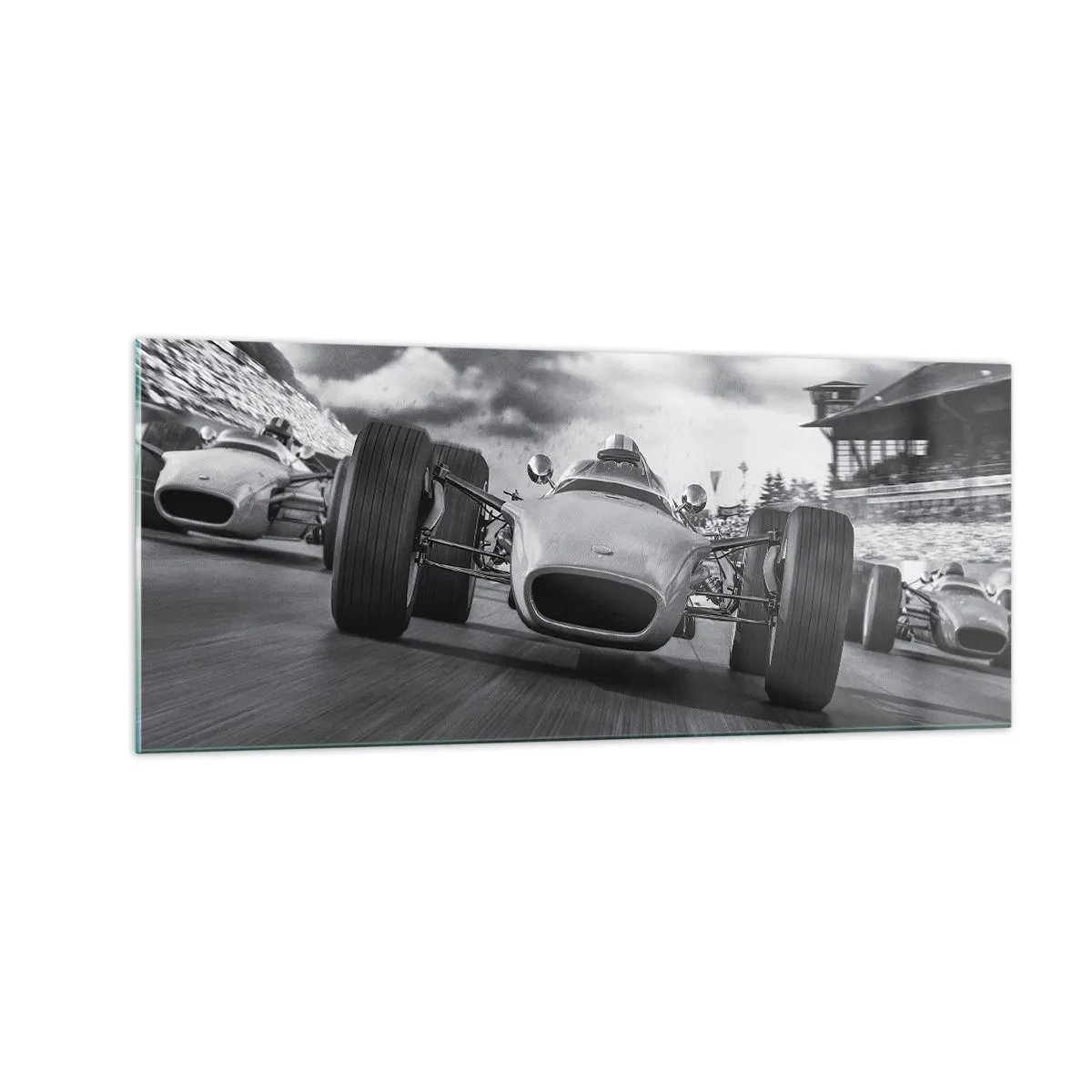 Cuadro sobre vidrio - Impresiones sobre Vidrio - ¡Hay poder! - 100x40 cm