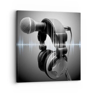 Cuadro sobre lienzo - Impresión de Imagen - Todavía se puede escuchar el canto - 30x30 cm