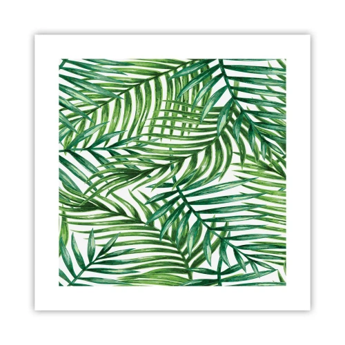 Póster - Bajo el verde - 40x40 cm