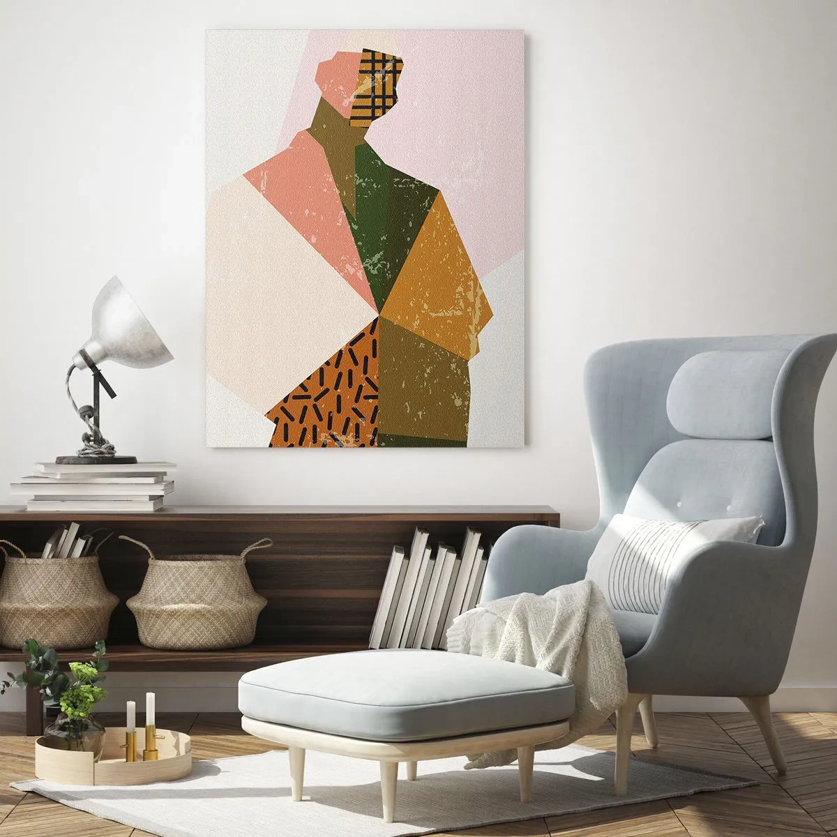 Cuadro sobre vidrio - Impresiones sobre Vidrio - El hombre, un ser complejo - 70x100 cm