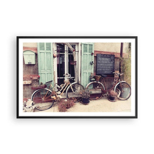 Póster en marco negro - La vida rural - 91x61 cm