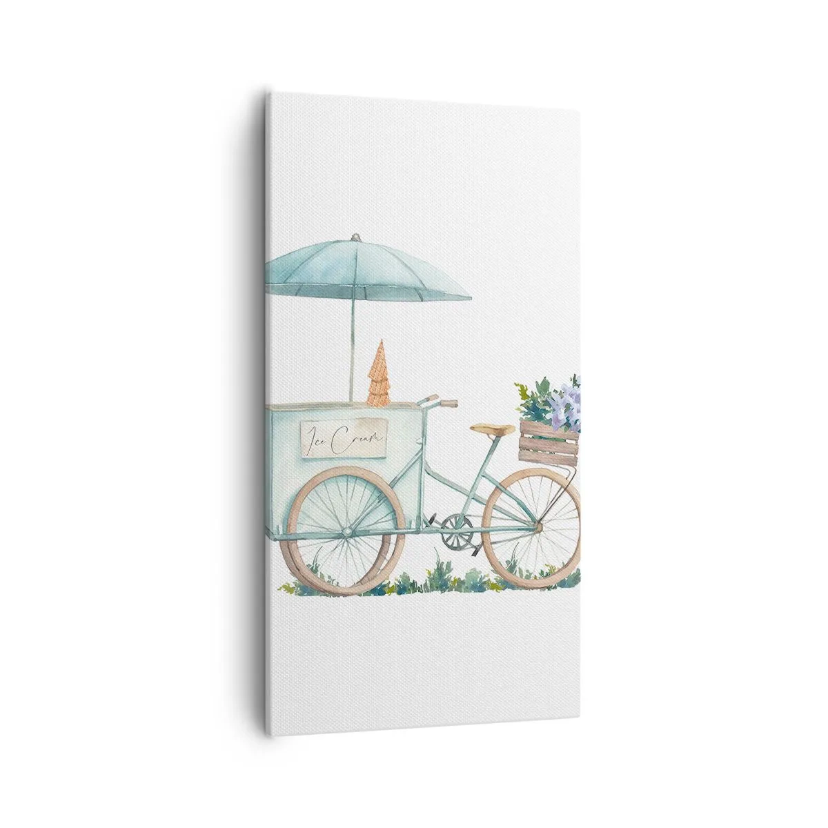 Cuadro sobre lienzo - Impresión de Imagen - Dulce recuerdo del verano - 55x100 cm