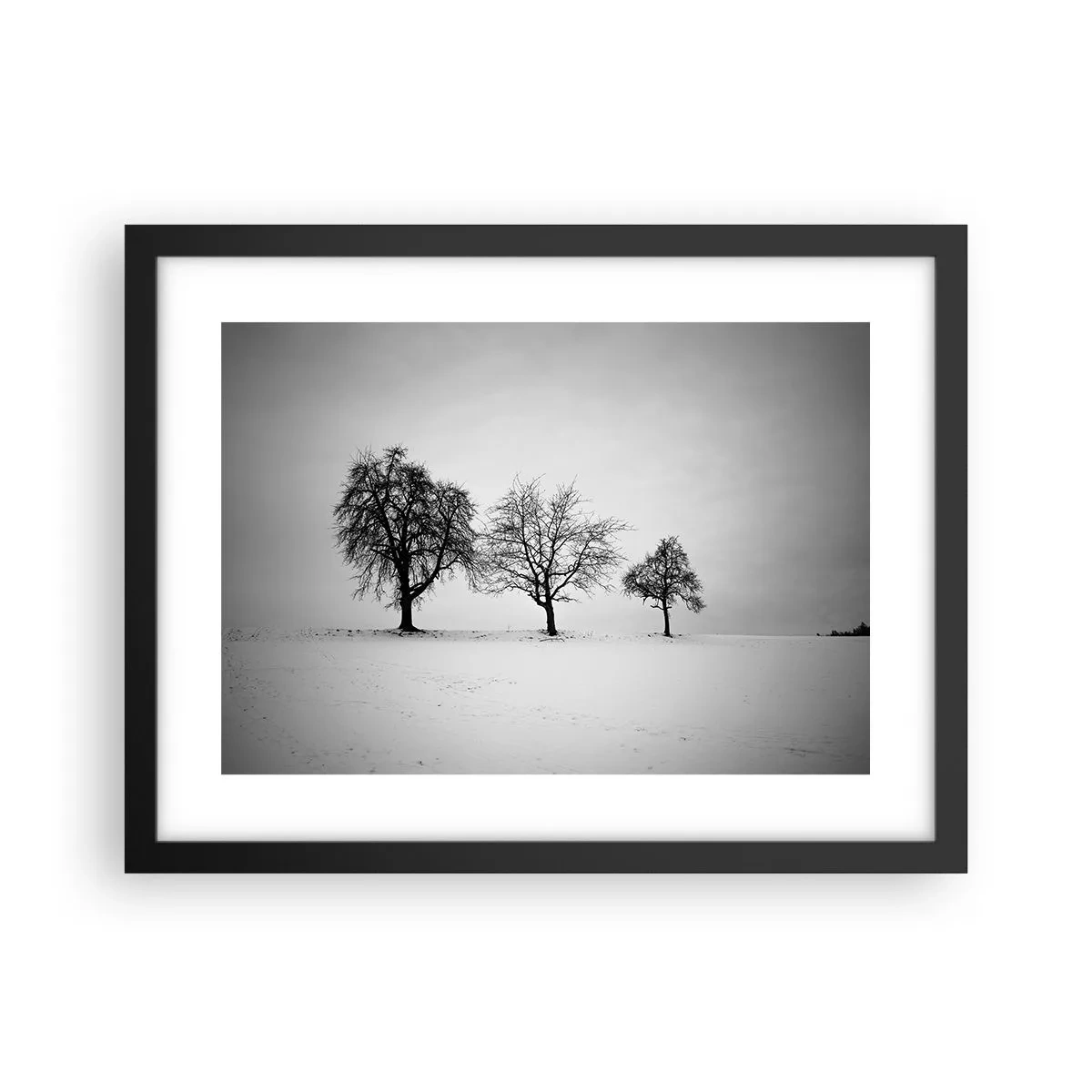 Póster en marco negro - ¿Con qué sueñan? - 40x30 cm